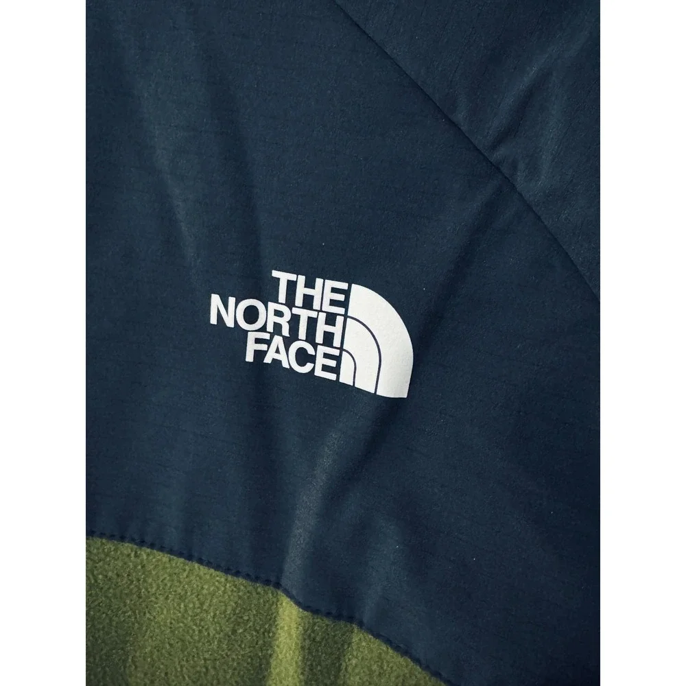 THE NORTH FACE Glacier Heavyweight 1/2 Zip Forest Olive/Asphalt Grey TNF Mens XL